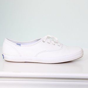 Keds White LEATHER Champion
